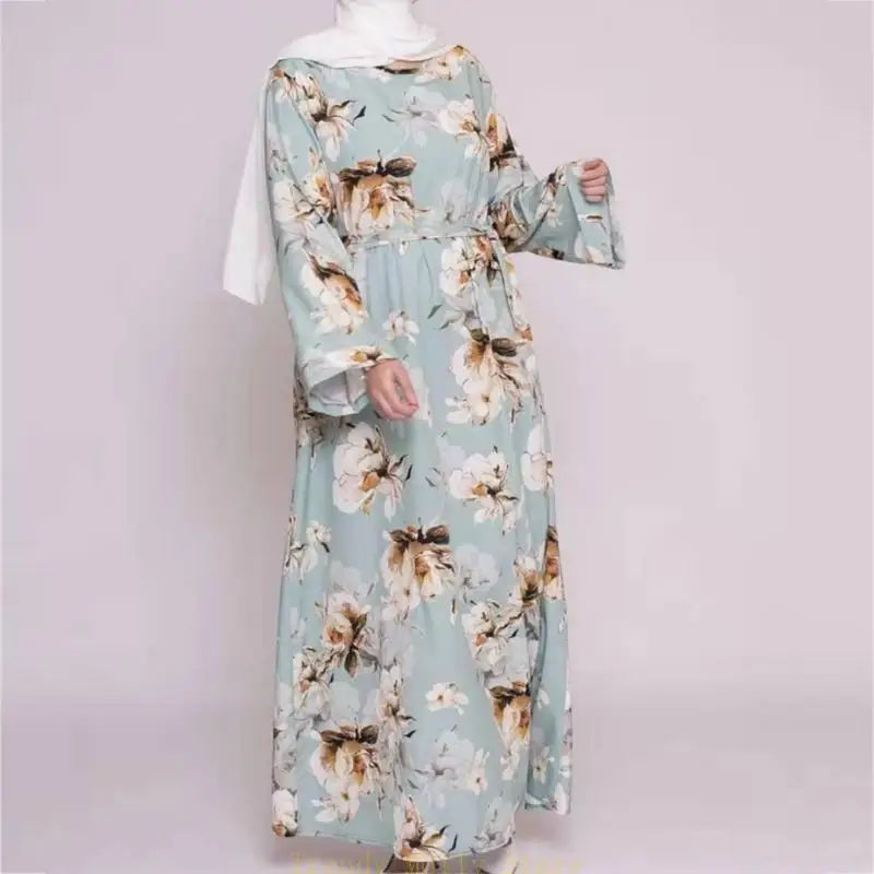 N5KB Ramadan Kaftan Dubai Abaya Turkey Muslim Hijab Dress Islam Caftan Marocain Dress Vestidos Eid Mubarak Robe Abayas