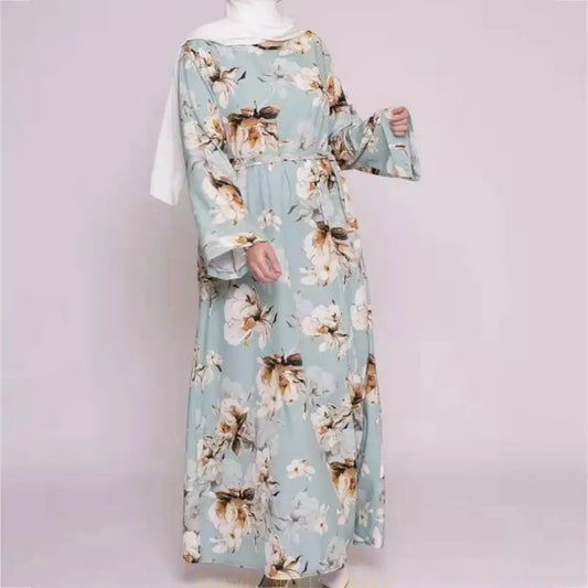 N5KB Ramadan Kaftan Dubai Abaya Turkey Muslim Hijab Dress Islam Caftan Marocain Dress Vestidos Eid Mubarak Robe Abayas